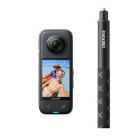 Insta360 - Action camera X3 - Bundel met selfie stick...
