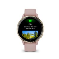Garmin - 010-02785-03 - Smartwatch - Venu® 3S - roze/goud - Siliconen band