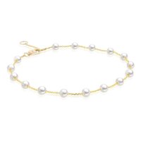 Luna-Pearls - 104.0650 - Armband - 750/-Wit goud met...