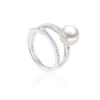 Luna-Pearls - 005.1022 - Ring - 585/-Geel goud met...