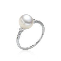Luna-Pearls - 005.1075 - Ring - 750/-Geel goud met...