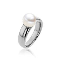 Luna-Pearls - 008.0530 - Ring - 750/-Geel goud met...