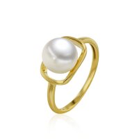 Luna-Pearls - 008.0600 - Ring - 750/-Wit goud met...